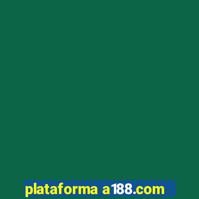 plataforma a188.com